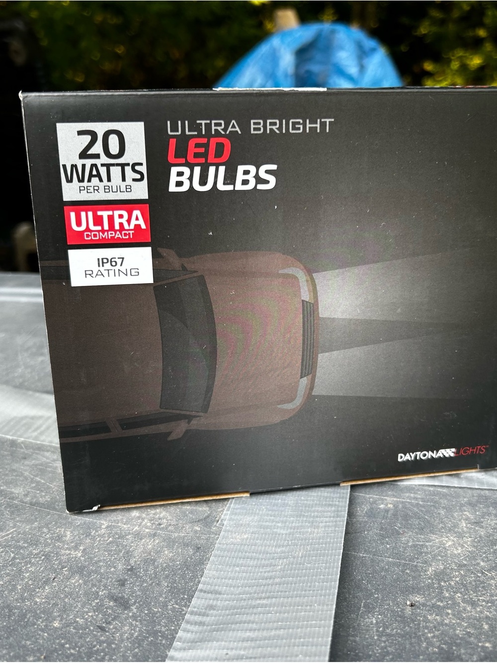 DaytonaLights Ultra Bright 20W LED Bulbs - Black Packaging